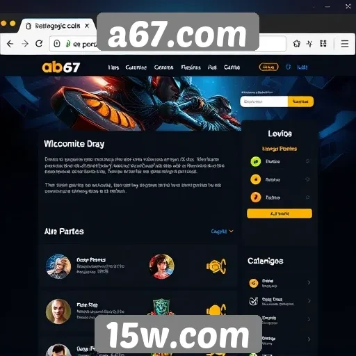 Avaliação da interface do usuário no A67.com